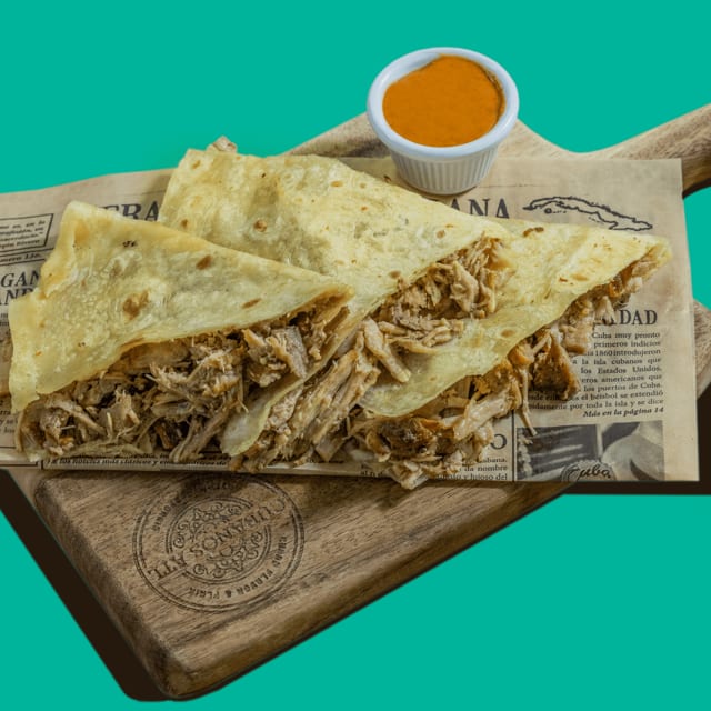 Lechon Asado Quesadilla.